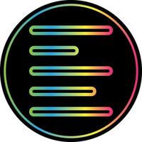 Align Vector Icon Design