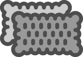 Biscuit Vector Icon Design