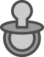 Pacifier Vector Icon Design
