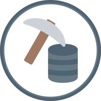 diseño de icono de vector de minería de datos