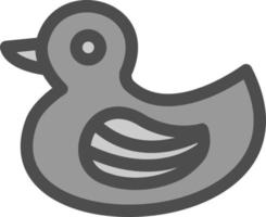 diseño de icono de vector de pato de goma