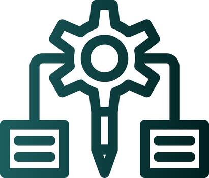 diseño de icono de vector de algoritmo de diseño