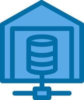 Data Warehouse Vector Icon Design