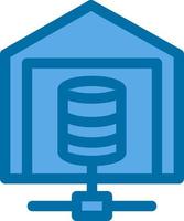 Data Warehouse Vector Icon Design