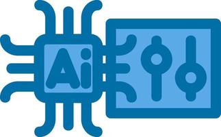 Intelligent Control Vector Icon Design