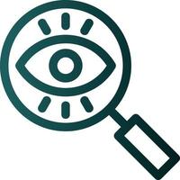 Observation Vector Icon Design