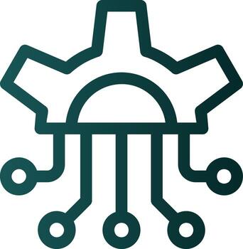 Neural Engineering Vector Icon Design