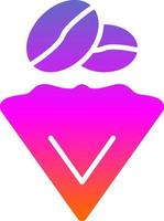 Coffee Filter Vector Icon Design