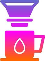 Coffee Dripper Vector Icon Design