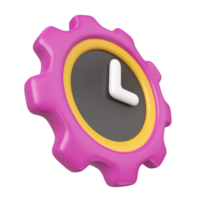 Time Management 3D Illustration Icon png