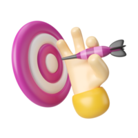 Target 3D Illustration Icon png