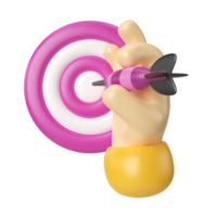 Target 3D Illustration Icon png