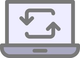 Data Synchronization Vector Icon Design