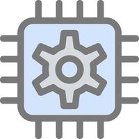 Cybernetics Vector Icon Design