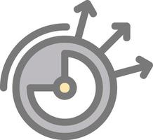 Detection of Regularities Vector Icon Design