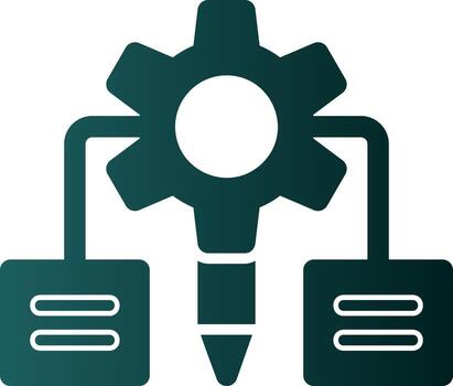 diseño de icono de vector de algoritmo de diseño