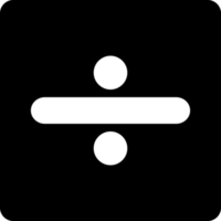 ícone de sinal de divisão png