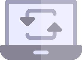 Data Synchronization Vector Icon Design