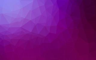 Dark Purple vector polygon abstract layout.