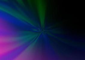 Dark Multicolor, Rainbow vector abstract blurred template.