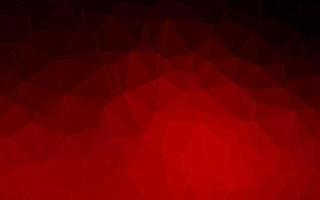 Light Red vector triangle mosaic template.