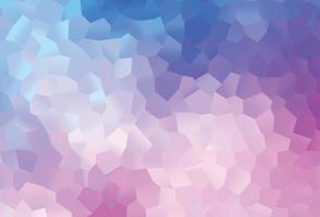 Light Pink, Blue vector background with hexagons.