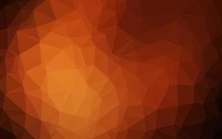 Dark Red, Yellow vector blurry triangle texture.