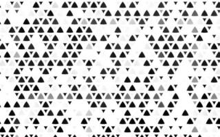 plata clara, textura transparente de vector gris en estilo triangular.