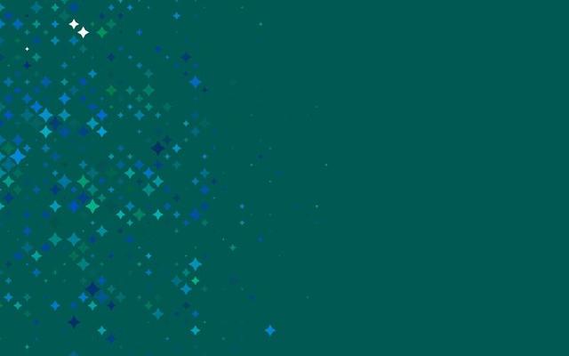 Light BLUE vector texture with beautiful stars.