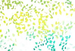 Light blue, yellow vector pattern with chaotic shapes.