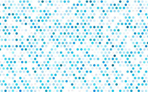 Light BLUE vector layout with hexagonal shapes.