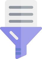 Data Filtering Vector Icon Design