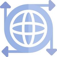 diseño de icono de vector de infraestructura global