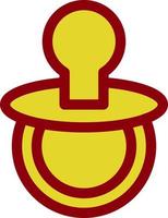 Pacifier Vector Icon Design