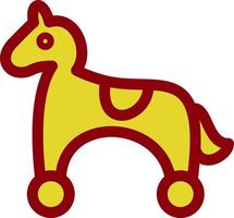 Toy Horse Vector Icon Design