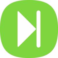 Skip Vector Icon Design