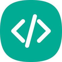 Code Vector Icon Design