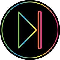 Skip Vector Icon Design