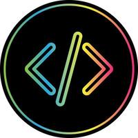 Code Vector Icon Design
