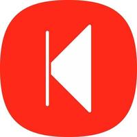 Skip Vector Icon Design