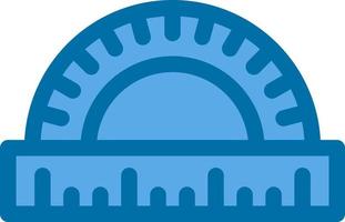 Protractor Vector Icon Design