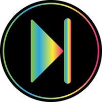 Skip Vector Icon Design