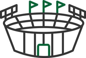 Stadium Creative Icon Design vector