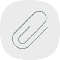 Paperclip Vector Icon Design