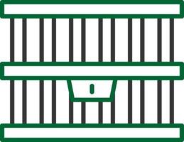 Jail Creative Icon Design vector