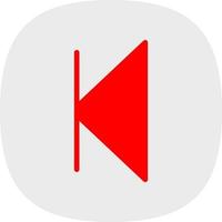 Skip Vector Icon Design