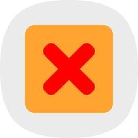 Square x Vector Icon Design