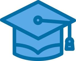 Graduate Cap Vector Icon Design