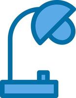 Desk Lamp Vector Icon Design