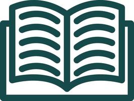 Open Book Vector Icon Design